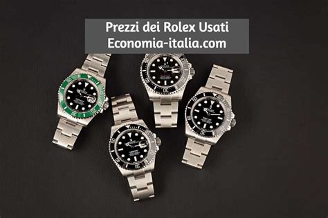 rolex seconda mano prezzi|rolex orologi prezzi.